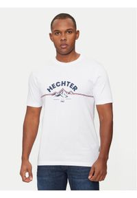 Hechter Paris T-Shirt 75014 142919 Biały Regular Fit. Kolor: biały. Materiał: bawełna #1