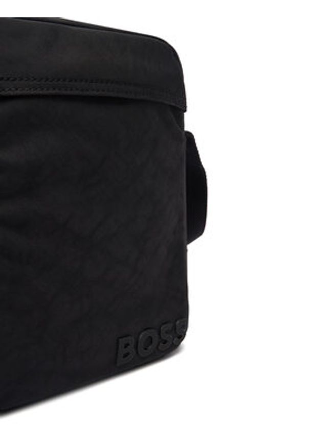 BOSS Saszetka 50558163 Czarny. Kolor: czarny. Materiał: materiał