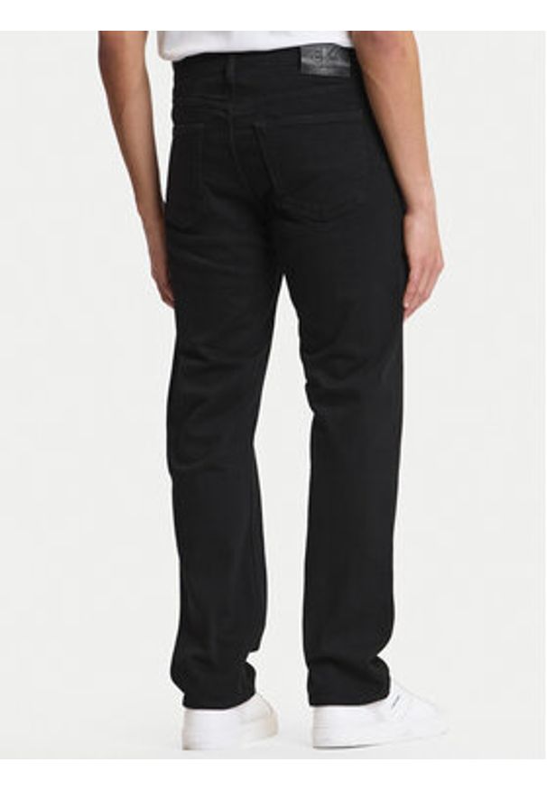 Calvin Klein Jeans Jeansy LV04RF944G Czarny Straight Fit. Kolor: czarny