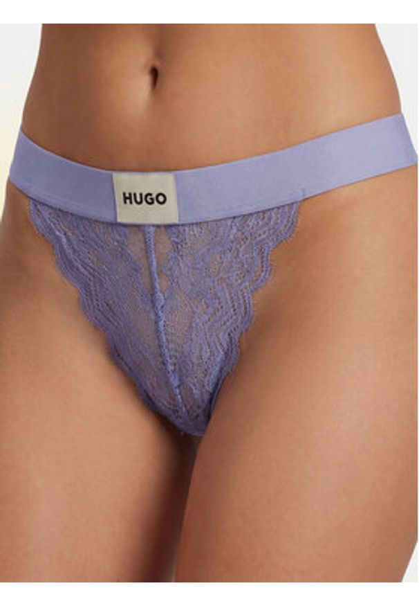 Hugo - HUGO Figi klasyczne 50535071 Fioletowy. Kolor: fioletowy. Materiał: syntetyk