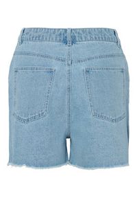 Pieces Szorty jeansowe Tamra 17157412 Niebieski Regular Fit. Kolor: niebieski. Materiał: bawełna