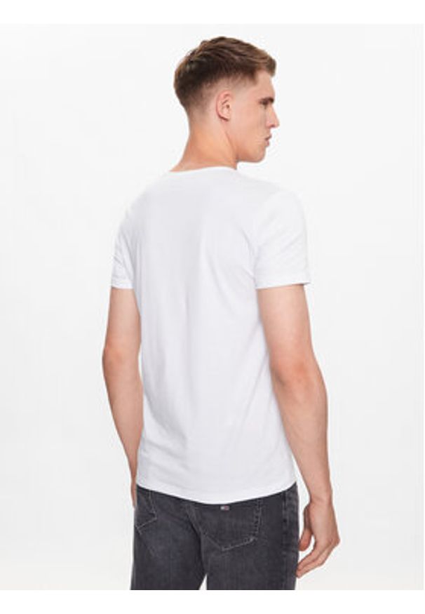 Pepe Jeans Komplet 2 t-shirtów Pepe Tshirt 2P PMU10976 Biały Regular Fit. Kolor: biały. Materiał: bawełna