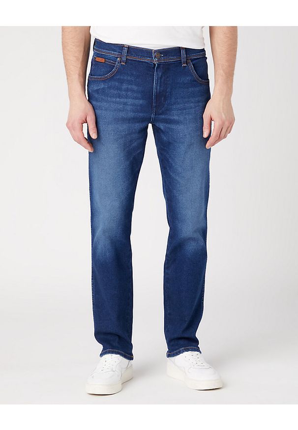 Wrangler - WRANGLER MĘSKIE SPODNIE JEANSOWE JEANS TEXAS SLIM STAR MAN W12SU8234