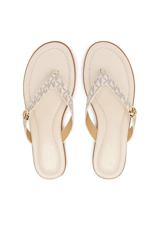 MICHAEL Michael Kors Japonki Ering Thong 40S6ERFS1B Écru. Materiał: skóra