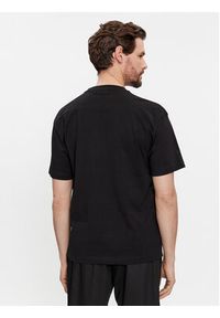 Calvin Klein T-Shirt Layered Gel Logo K10K111845 Czarny Regular Fit. Kolor: czarny. Materiał: bawełna