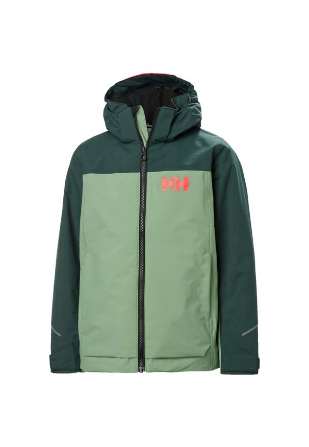 Dziewczęca kurtka wodoodporna Helly Hansen Sogndal. Okazja: na co dzień. Kolor: zielony. Styl: casual
