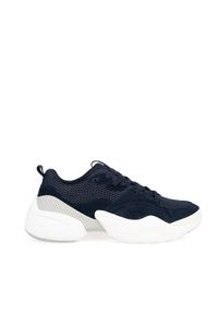 Antony Morato Sneakersy | MMFW01237-LE300005 | Mężczyzna | Granatowy. Nosek buta: okrągły. Kolor: niebieski. Materiał: tkanina, skóra. Sezon: lato #5