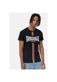 Koszulka Lonsdale Altandhu. Kolor: czarny, biały, wielokolorowy. Materiał: bawełna #1