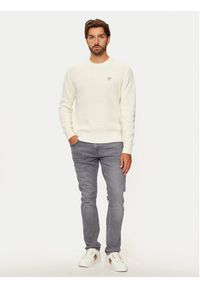 Guess Jeans Sweter M4BR30 Z3HM1 Écru Regular Fit. Materiał: bawełna #4
