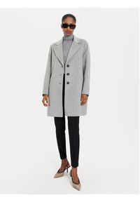 Marella Płaszcz wełniany Won 2423016041 Szary Regular Fit. Kolor: szary. Materiał: wełna, wiskoza #4