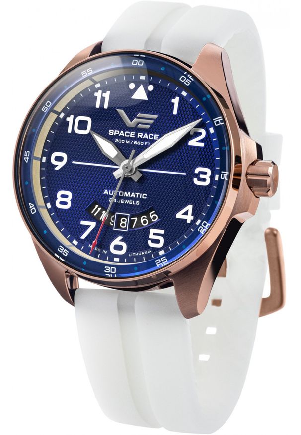 Zegarek męski Vostok Europe NH35A-325B746SWL biały. Kolor: biały