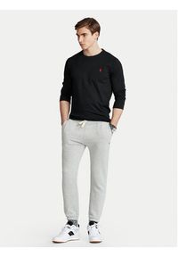 Polo Ralph Lauren Longsleeve Classics 710671468001 Czarny Custom Slim Fit. Typ kołnierza: polo. Kolor: czarny. Materiał: bawełna. Długość rękawa: długi rękaw #3