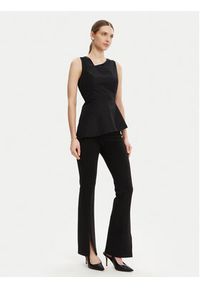 DKNY Spodnie materiałowe P3KKQUEC Czarny Slim Fit. Kolor: czarny. Materiał: syntetyk #4