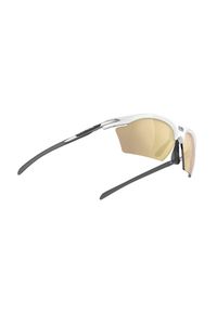 Rudy Project - Okulary RUDY PROJECT RYDON SLIM WHITE GLOSS - MULTILASER GOLD. Kolor: brązowy. Sport: turystyka piesza