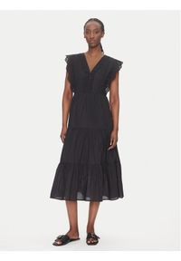 JDY Sukienka letnia Sara 15350748 Czarny Regular Fit. Kolor: czarny. Materiał: bawełna. Sezon: lato
