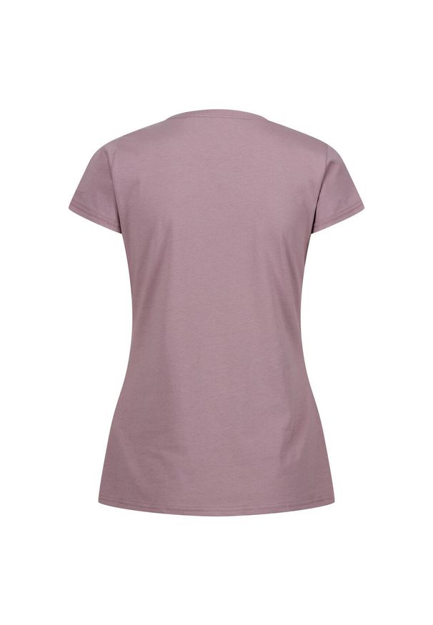 Regatta - T-shirt Damski Carlie. Kolor: fioletowy. Sport: turystyka piesza