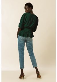 IVY & OAK - Ivy & Oak Bluzka damska kolor zielony wzorzysta. Okazja: na co dzień. Kolor: turkusowy. Długość: krótkie. Styl: casual #4