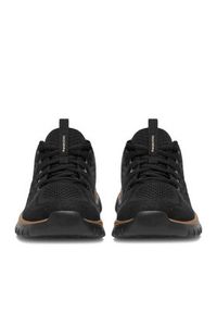 skechers - Skechers Sneakersy C-GRACEFUL 12615 BKRG Czarny. Kolor: czarny. Materiał: materiał #3