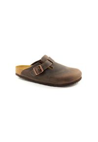 Buty do chodzenia damskie Birkenstock 860133. Kolor: brązowy. Materiał: skóra, syntetyk, materiał