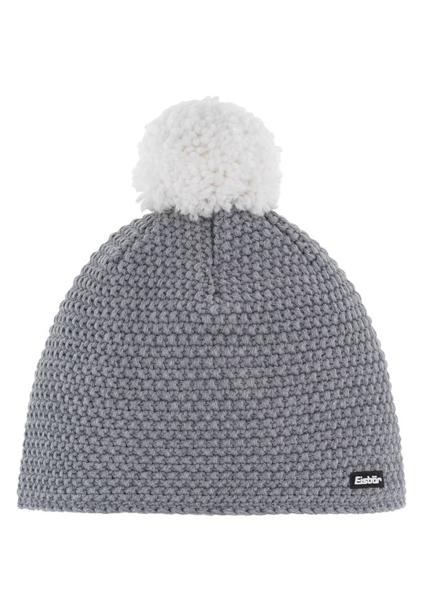 Czapka Eisbar Jamie Pompon MÜ. Kolor: szary. Materiał: wełna. Styl: sportowy