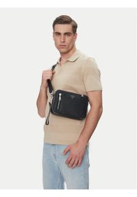 Guess Saszetka Torino HMTOGR P5229 Czarny. Kolor: czarny. Materiał: skóra #1