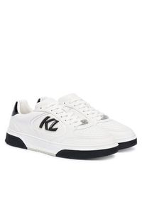 Karl Lagerfeld - KARL LAGERFELD Sneakersy KL53025 Biały. Kolor: biały. Materiał: skóra