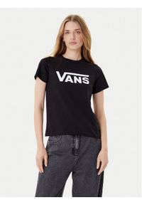 Vans T-Shirt Flying V Crew Tee VN0A3UP4 Czarny Regular Fit. Kolor: czarny. Materiał: bawełna