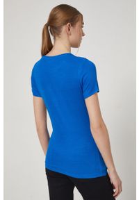 medicine - Medicine - T-shirt Basic. Kolor: niebieski. Materiał: dzianina. Wzór: gładki