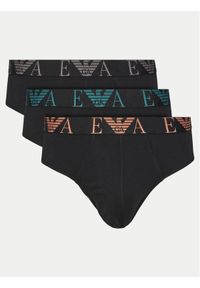 Emporio Armani Underwear Komplet 3 par slipów EM000258 AF10778 MC061 Czarny. Kolor: czarny. Materiał: bawełna #1