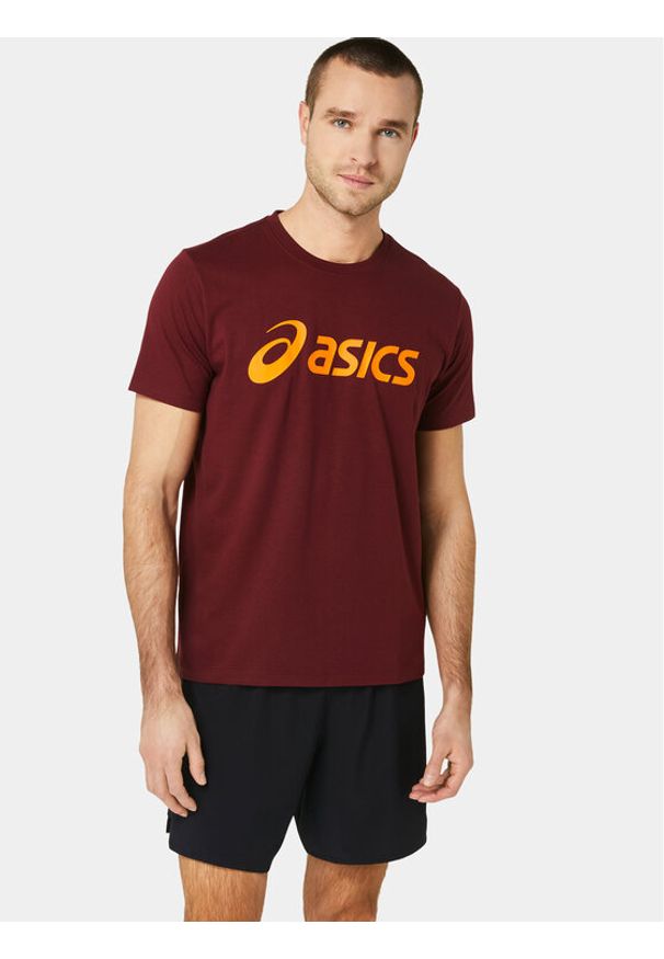 Asics T-Shirt Asics Big Logo Tee 2031A978 Czerwony Ahletic Fit. Kolor: czerwony. Materiał: bawełna