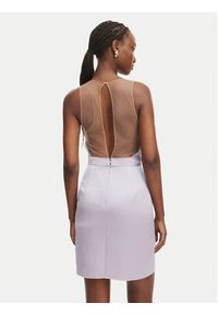 Elisabetta Franchi Sukienka koktajlowa TB-001-61E2-V550 Fioletowy Regular Fit. Kolor: fioletowy. Materiał: syntetyk. Styl: wizytowy #2