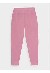 4f - 4F Spodnie dresowe 4FJAW23TTROF515 Różowy Regular Fit. Kolor: różowy. Materiał: bawełna