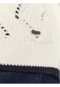 Pepe Jeans Sweter Bellamy PL701889 Écru Relaxed Fit. Materiał: syntetyk
