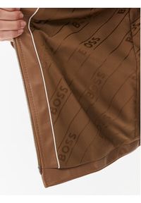BOSS - Boss Kurtka skórzana 50501269 Brązowy Slim Fit. Kolor: brązowy, beżowy. Materiał: skóra #5