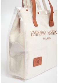 Emporio Armani - Torebka damska shopper maxi EMPORIO ARMANI