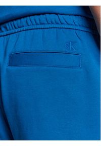 Calvin Klein Jeans Szorty sportowe J30J322916 Niebieski Regular Fit. Kolor: niebieski. Materiał: bawełna, syntetyk. Styl: sportowy
