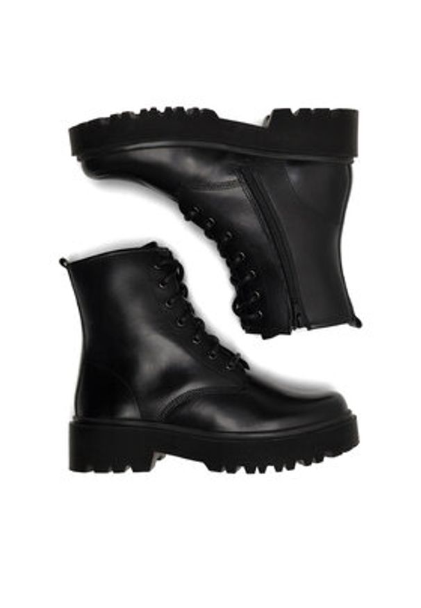 Lasocki Trzewiki WB-ALESSIA-01 Czarny. Kolor: czarny. Materiał: skóra