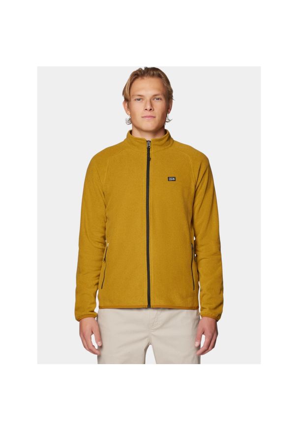 MOUNTAIN HARDWEAR - Sweter Męski Mountain Hardwear Microchill. Kolor: żółty. Materiał: materiał, polar. Sport: turystyka piesza