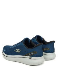 skechers - Skechers Sneakersy Go Walk Arch Fit N-Joy 217075 NVY Granatowy. Kolor: niebieski. Materiał: materiał #4