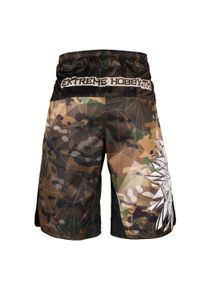 EXTREME HOBBY - Spodenki do Grapplingu MMA BJJ K1 męskie Extreme Hobby POLSKA CAMO. Kolor: brązowy, wielokolorowy, zielony. Materiał: poliester