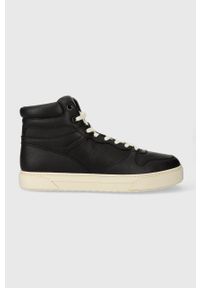 Michael Kors sneakersy skórzane Barett kolor czarny 42F3BRFE6L. Nosek buta: okrągły. Zapięcie: sznurówki. Kolor: czarny. Materiał: skóra. Szerokość cholewki: normalna #1