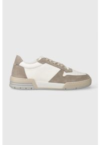 Garment Project - GARMENT PROJECT sneakersy skórzane Legacy 80s kolor beżowy GPF2496. Nosek buta: okrągły. Zapięcie: sznurówki. Kolor: beżowy. Materiał: skóra #1