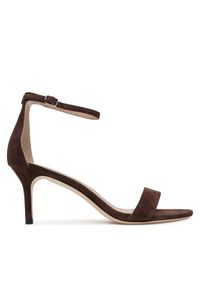 Lauren Ralph Lauren - LAUREN RALPH LAUREN Sandały 802959175011 Brązowy. Kolor: brązowy. Materiał: zamsz, skóra