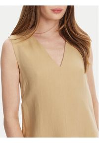 Weekend Max Mara Sukienka codzienna Egoista 2515221072 Beżowy Regular Fit. Okazja: na co dzień. Kolor: beżowy. Materiał: wiskoza. Typ sukienki: proste. Styl: casual #5