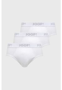 JOOP! - Joop! - Slipy (3-pack). Kolor: biały. Materiał: bawełna, dzianina, elastan. Wzór: gładki #1