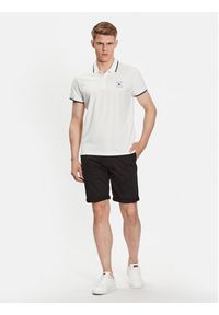 Blend Polo 20715178 Biały Regular Fit. Typ kołnierza: polo. Kolor: biały. Materiał: bawełna #2