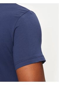 Versace Jeans Couture T-Shirt 77GAHT05 Granatowy Regular Fit. Kolor: niebieski. Materiał: bawełna