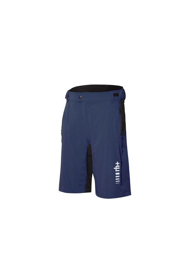 RH+ - Szorty rh+ Trail. Kolor: wielokolorowy, niebieski, czarny. Sport: kolarstwo