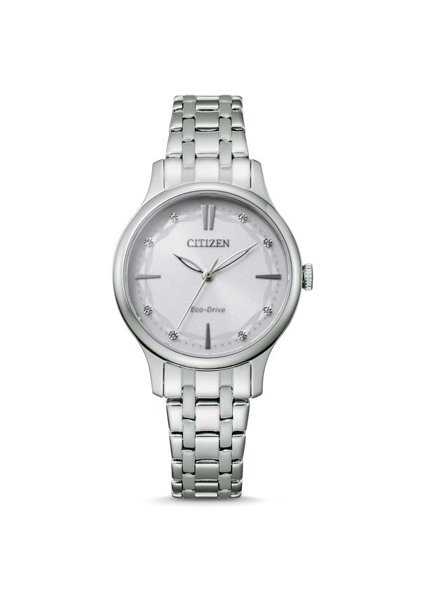 CITIZEN RABAT ZEGAREK ELEGANCE EM0890-85A. Rodzaj zegarka: analogowe. Materiał: materiał. Styl: klasyczny, elegancki