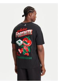 Adidas - adidas T-Shirt Fortnite Graphic JV7964 Czarny Loose Fit. Kolor: czarny. Materiał: bawełna #3